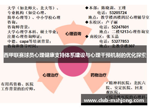 西甲联赛球员心理健康支持体系建设与心理干预机制的优化探索